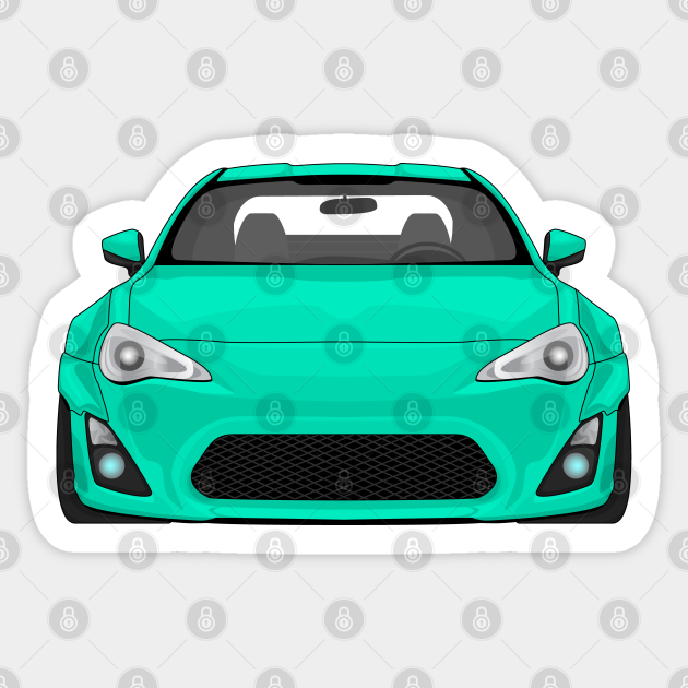 GT86 TURQUOISE Toyota Gt86 Brz Frs Sticker TeePublic